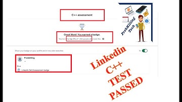 Linkedin  C++ test passed 2022|Linkedin c++ test online 2022| Linkedin c++ test answers 2022