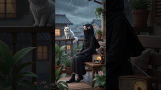 Peaceful Storm: Azan, Durood & Beautiful Rain Aesthetic 🌧️✨#ghiblistyleanimation #satisfyingsounds