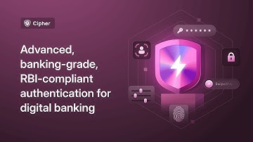 Cipher AFA | Advanced, banking-grade, RBI-compliant authentication for digital banking