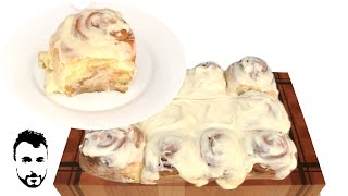 Impossibly Soft Cinnamon Buns with Cream Cheese Icing. Simple to Bake!