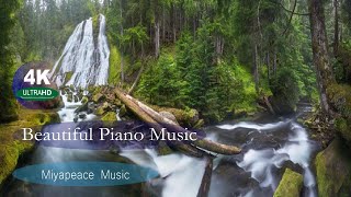Gentle vibes, heart touching piano music, soothing melodies, stress relief, healing | 4K Ultra HD