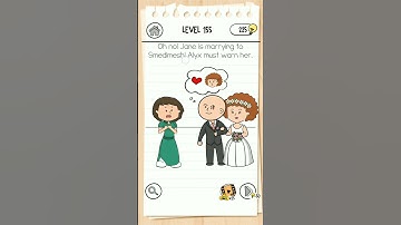 Brain Test 3 Level 155 Tricky Quests Solved #androidgames #braintest #answer