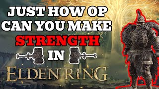 Just How OP Can You Make STRENGTH in ELDEN RING? screenshot 5