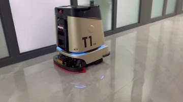 T1 Cleaning Robotic Machine  in Compay office  -2D Laser LiDAR