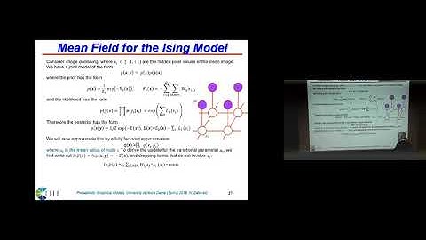 Lecture 16: Variational Algorithms for Approximate Bayesian Inference Cont.