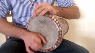 ArabInstruments.com - Darbuka Lesson 4 - Belly Dance Music - Darbuka Solo Resimi