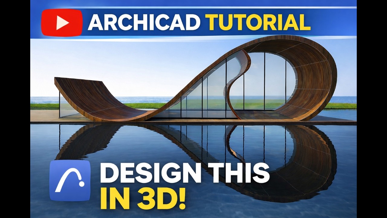 Archicad Tutorial: Modeling a Parametric Curved Structure