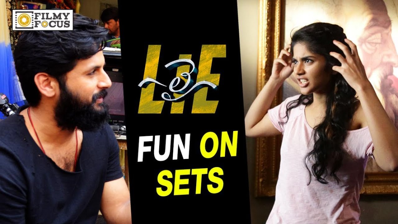 LIE Movie Making || Fun on Set || Nithin, Megha Akash, Arjun - Filmyfocus.com