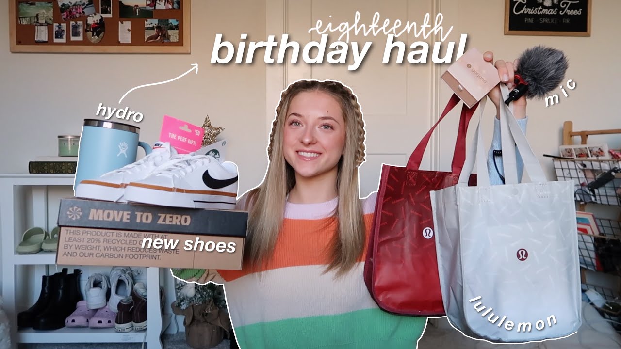What I Got For My 18th Birthday HAUL YouTube what-i-got-for-my-18th-birthday-haul-youtube