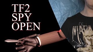 Нож бабочка. TF2 spy basic open. Балисонг трюки, флиппинг для начинающих