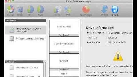 Howto: Resize Mac-Partition Mac hard drive