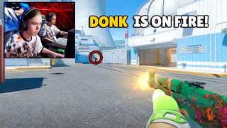 DONK's Aim is on Fire Against HEROIC! NPL 1vs5 Ace Clutch! CS2 Highlights