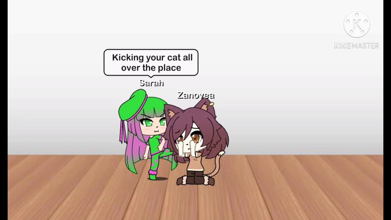 Kicking your cat all over the place YouTube