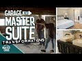 Garage Into Master Suite Transformations! | Home Renovations Before and After | Busted Cribs