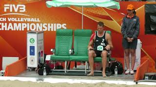 FIVB Beach Volleyball World Championships Amsterdam, The Netherlands. Australia - NewZealand Men