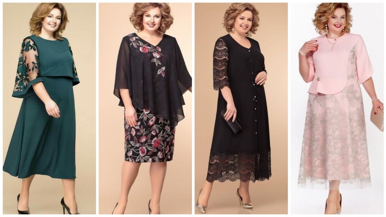 Most beautiful plus size mother of the bride dresses//trendy plus size ...