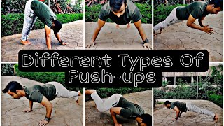 10 Different Types Off Push-ups | Variations Of Push-ups |  #pushups #hindupushups #kudoindia