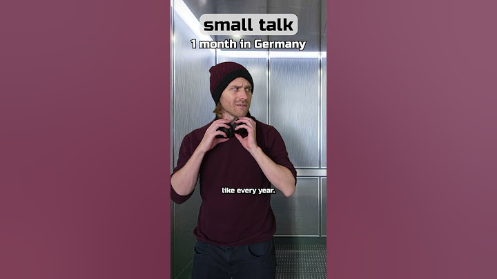 1 day vs 10 years in Germany | Small Talk 👄👀
