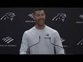 Panthers head coach Dave Canales press conference following Panthers Fan Fest
