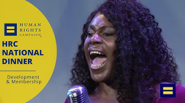 Shea Diamond Performs at the 2018 HRC National Dinner, Introduced by Adam Rippon