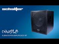 SCHALTER | CHAOS18 Subwoofer Amplificado 18" Clase D