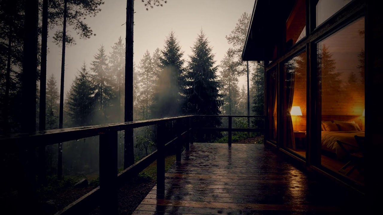 Relaxing Music for Night Healing Therapy 🕊️ Stress Relief, Deep Sleep, Inner Calm, Rain Sound