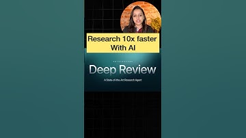 Best AI tool for writing RESEARCH PAPER | Write Research Paper using AI - Deep Review #ai #shorts