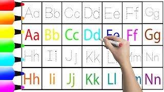 Aa Bb Cc Alphabets Aa to Zz | How to Write alphabets Letters for kids | ks art #abcd