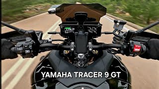 TRACER 9 GT | Acceleration | Quick Shifter | Fast Ride 4K  #yamaha