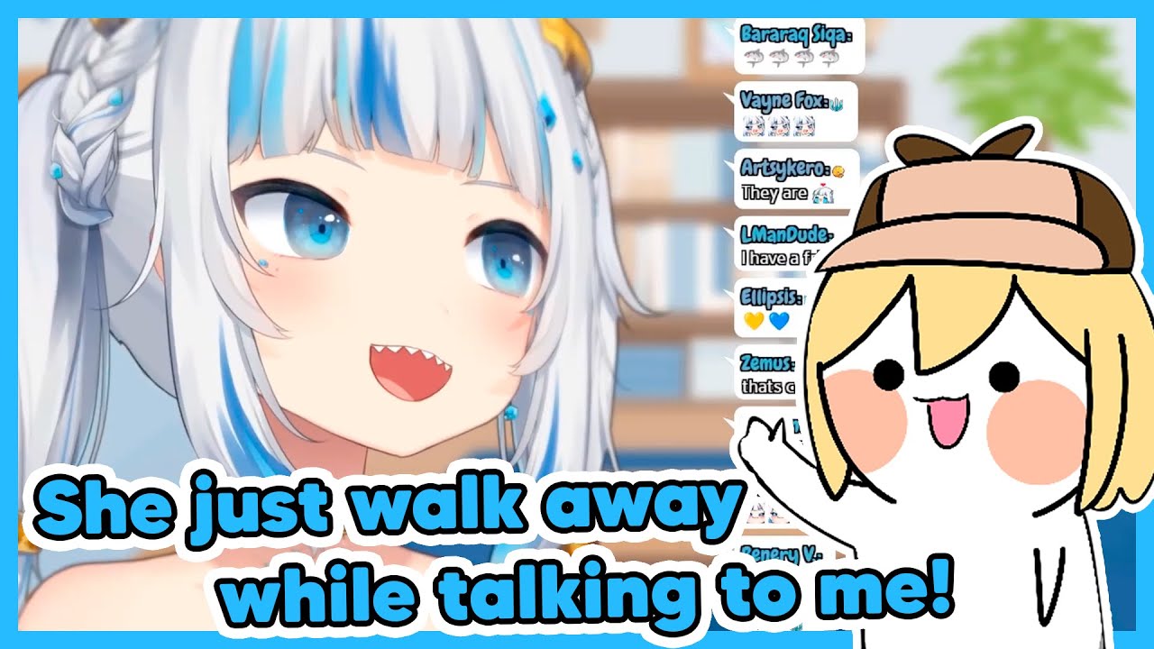 IRL Ame acts like Oblivion NPC sometimes