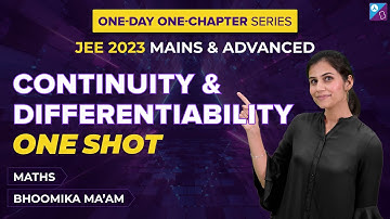 Continuity and Differentiability Class 12 Maths One-Shot | Bhoomika Ma