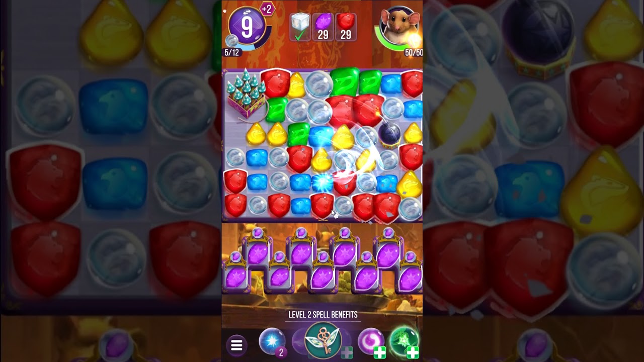 Harry Potter: Puzzles & Spells level 658 no boosters