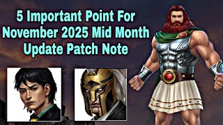 5 Important Point For November 2025 Mid Month Update Patch Note - Marvel Future Fight