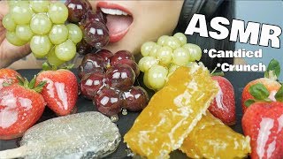 ASMR CANDIED FRUITS *Tanghulu HONEYCOMB + ALOE VERA (CRACKLING EATING SOUNDS) No Talking | SAS-ASMR