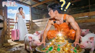 Poor Girl Was Forced to Marry a Farmer—Unaware Gold Bars in the Pigsty Exposed the CEO’s Identity!