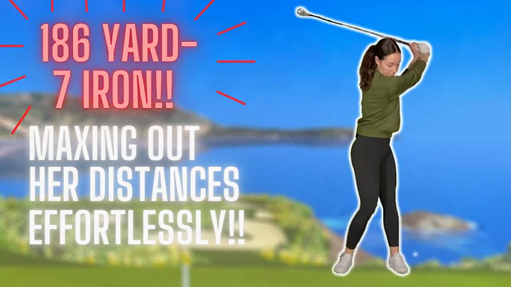 SHE SWINGS A MIGHTY 7 IRON 186 YARDS-JUST POUNDED!  SOUND ON! | Wisdom in Golf | Golf WRX |