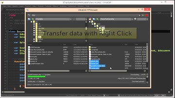 Fully integrated FTP client in UltraEdit Text Editor