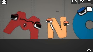 alphabet lore in melon playground 2