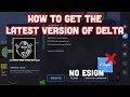 [No ESign]Tutorial on How to get the Lastest version of Delta