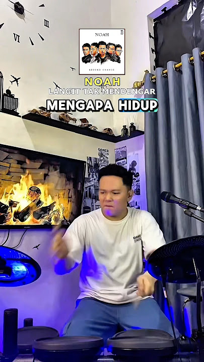 Part greget lagu Langit Tak Mendengar - Noah #noahband #peterpan #arielnoah #rezanoah #drums