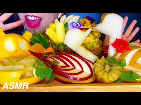 ASMR Decorative fruit 飾り切りフルーツ 장식 과일सजावटी फल