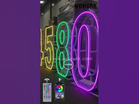 acrylic 3D letter - WOWORK direct factory