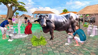 ललच दधवल Murrah Buffalo Dairy Farm Lalchi Doodh Wala Hindi Kahaniya