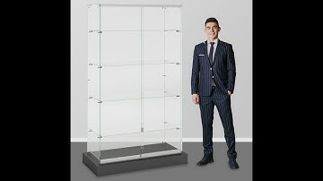 Glass Showcase Retail Display Case with assembly instructions from Specialty Store Services