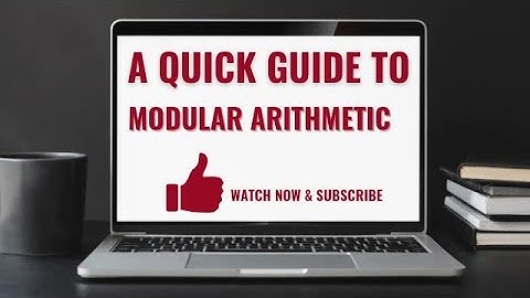Learn the tricks of modular arithmetic in just 11 minutes.