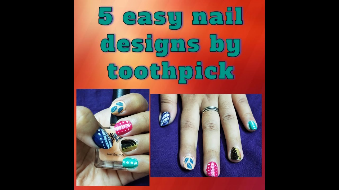 6. Adorable Toothpick Nail Designs - wide 9