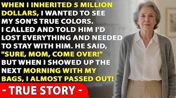 I tested my son by saying I lost my inheritance — his reaction told me everything!