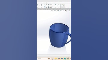 COFFEE MUG 🍺 #solidworks #coffeemug #cad #cadtutorial #3d #3ddesign #solidcadinnovators