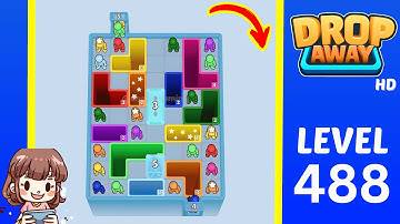 Drop Away Level 488 Solution Walkthrough