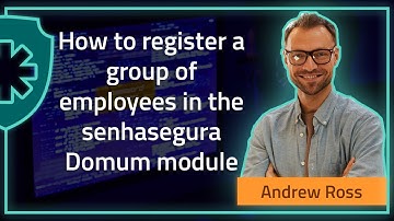 How to register a group of employees in the senhasegura Domum module